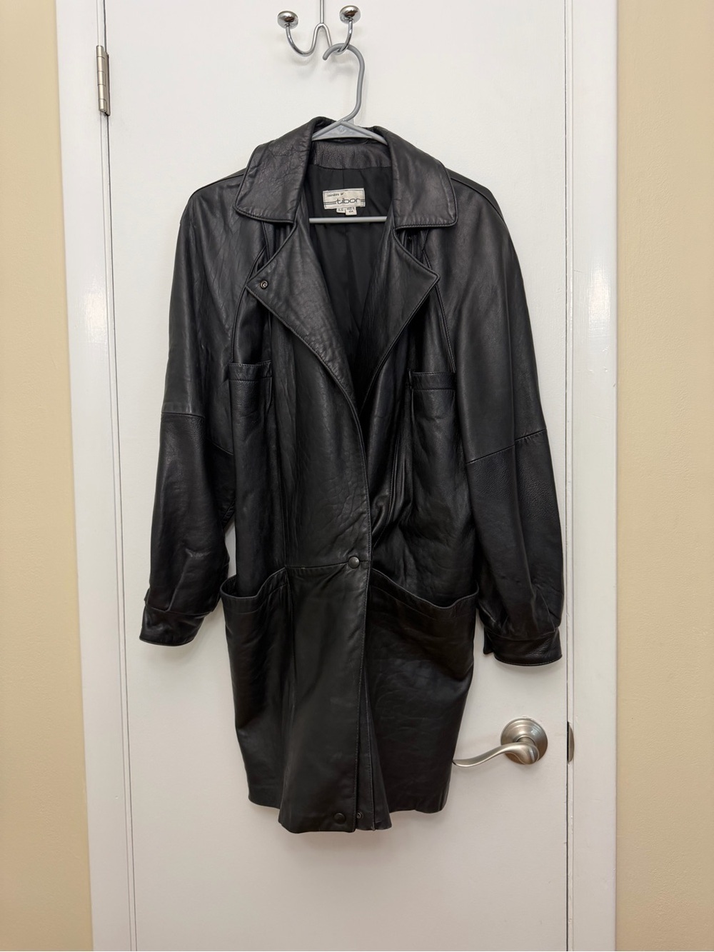 Tibor Black Leather Jacket